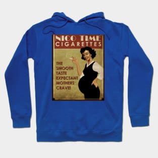 Vintage Ad - Nico Time Cigarettes Hoodie